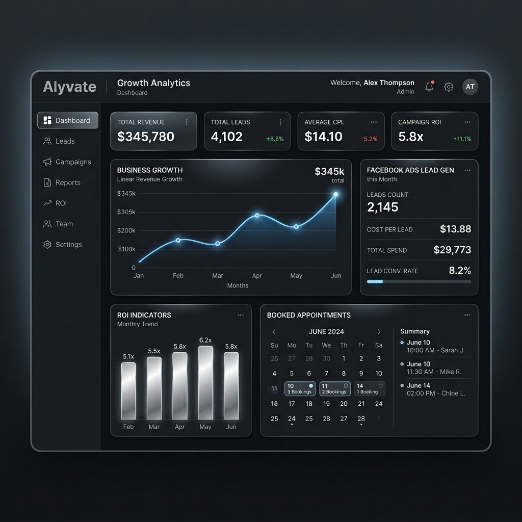 Alyvate Campaign Growth Analytics Dashboard